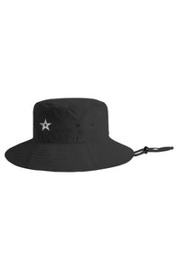Nylon Wide Brim Bucket Hat