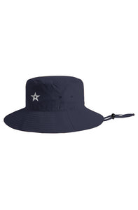 Nylon Wide Brim Bucket Hat